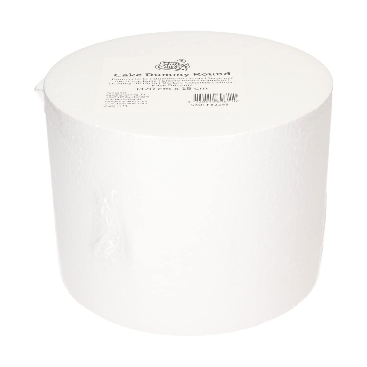 funcakes-cake-dummy-rund-styropor-torte-20-cm-x-15-cm image 2