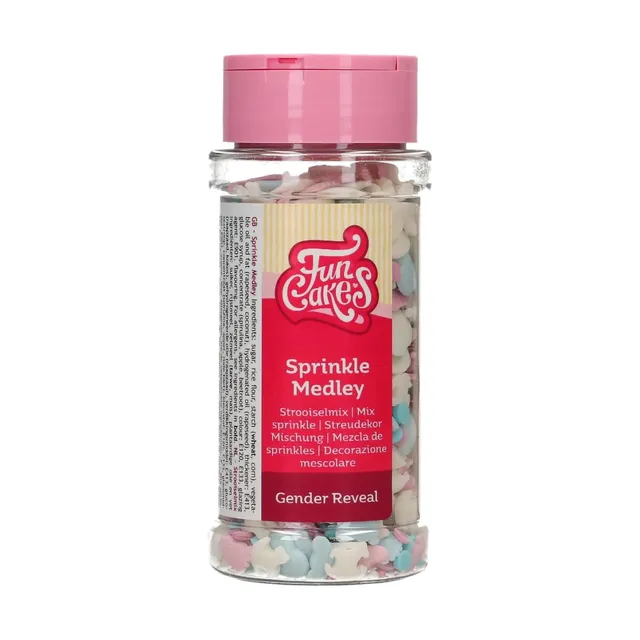 funcakes-sprinkle-medley-zuckerstreusel-gender-reveal-65-g image 1