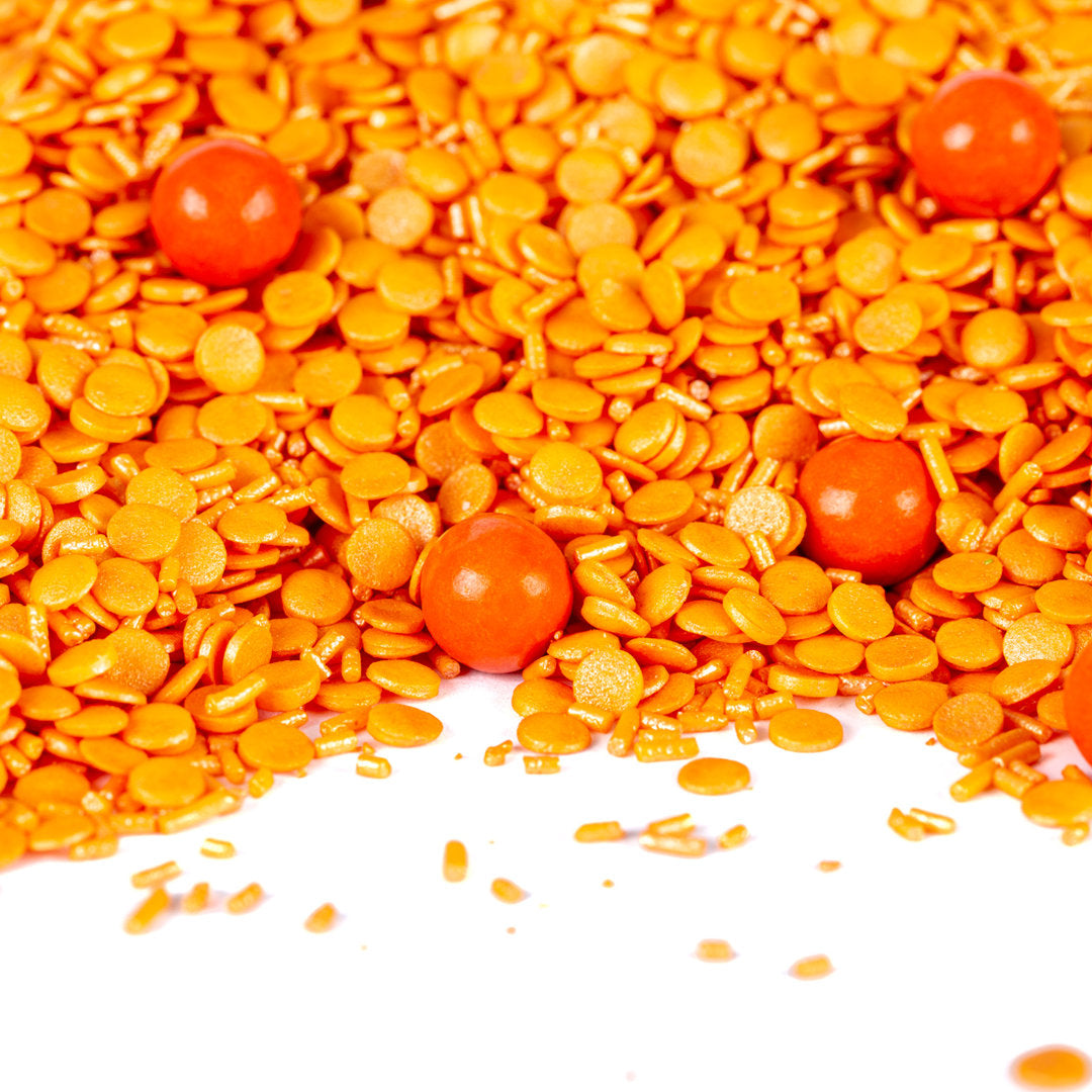 super-streusel-streuselmix-orange-mit-schokokugeln image 1