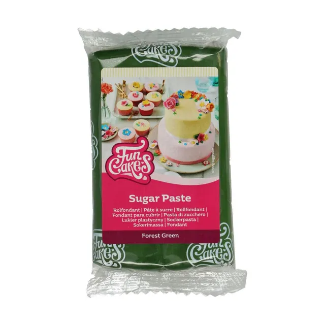 funcakes-rollfondant-forest-green-sugar-paste-250-g image 1