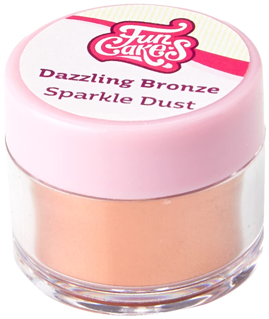 funcakes-sparkle-dust-lebensmittelfarbe-pulver-dazzling-bronze image 2