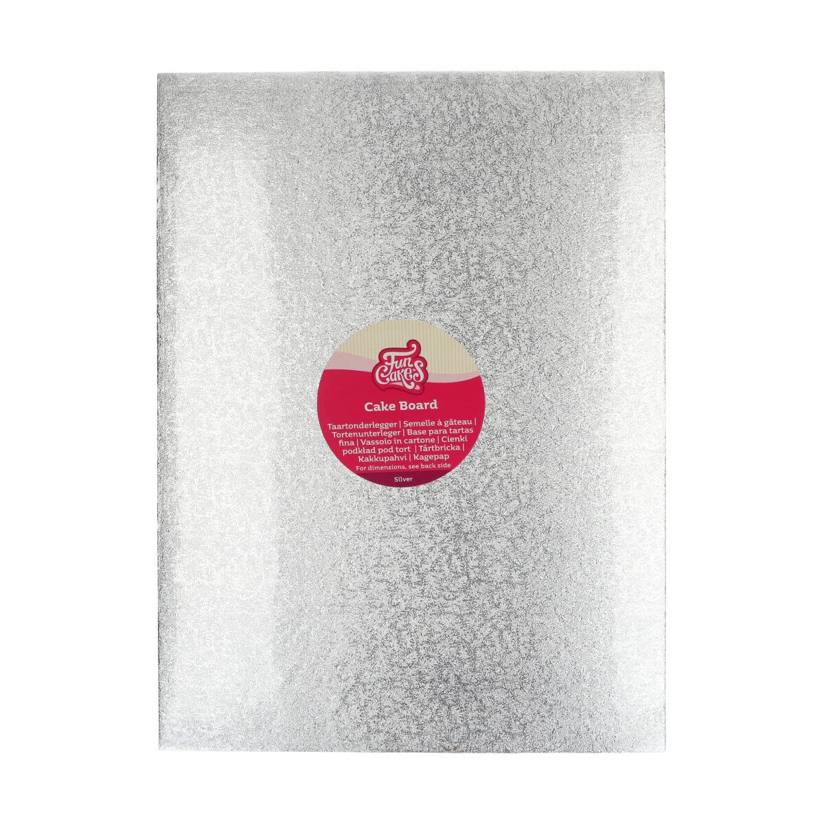funcakes-cake-board-oblong-tortenunterlage-silber-40-6-x-30-5-cm-1-st-ck image 1