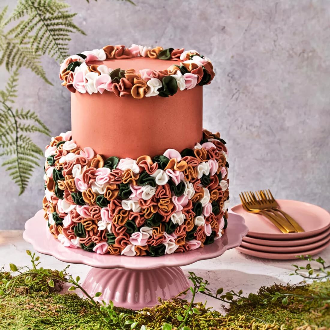 funcakes-rollfondant-sugar-paste-shimmering-rose-250-g image 2