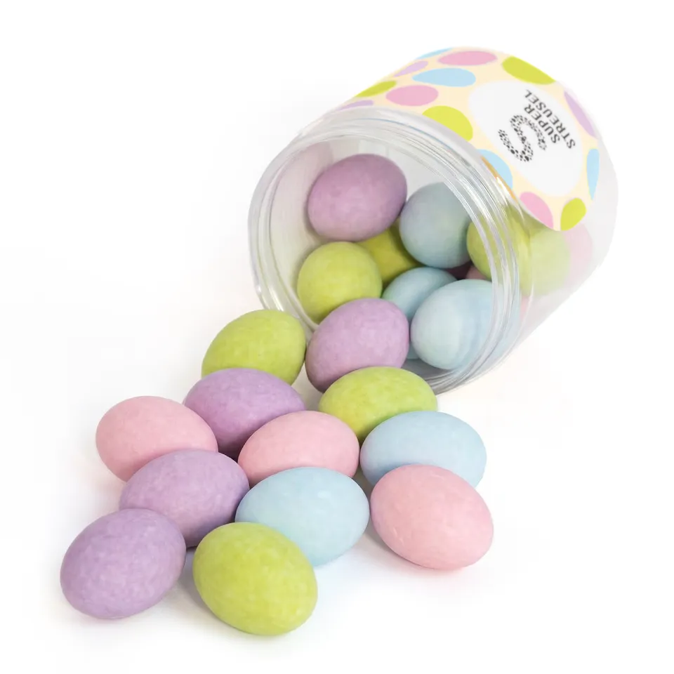 super-streusel-xl-ostereier-bunt-schokokugeln-pastell-mit-haselnussf-llung image 1