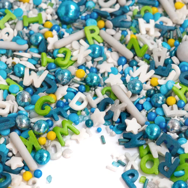 super-streusel-gro-epause-streuselmix-abc-buchstaben-einschulung-blau-silber image 1