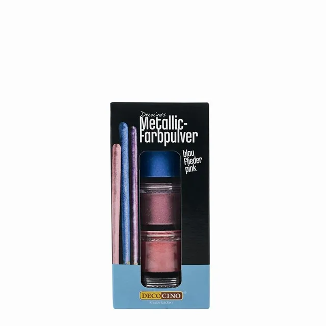 decocino-metallic-farbpulver-3er-set-blau-flieder-pink-3x2g image 1