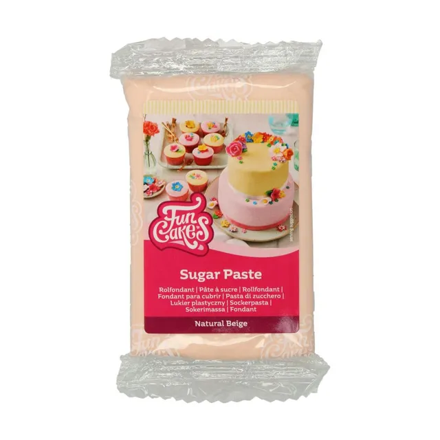 funcakes-rollfondant-natural-beige-sugar-paste-250-g image 1