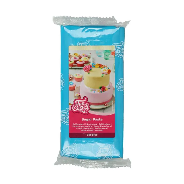 funcakes-rollfondant-sea-blue-1-kg-hellblauer-fondant-mit-vanillegeschmack image 1