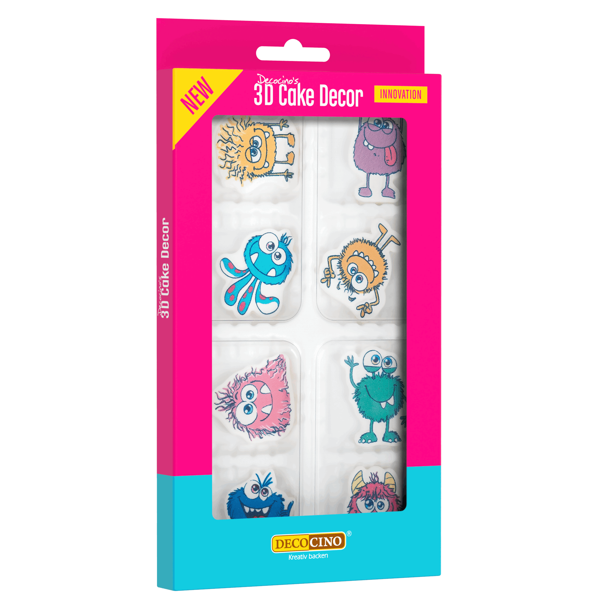 decocino-3d-cake-decor-monster-art-8-st-ck-zuckerdekor-figuren image 1