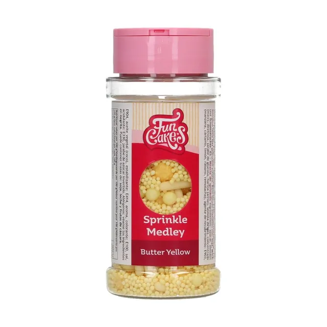 funcakes-sprinkle-medley-zuckerstreusel-butter-yellow-70-g image 1