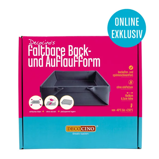 decocino-faltbare-back-und-auflaufform-19x18x6-5-cm-silikon image 1