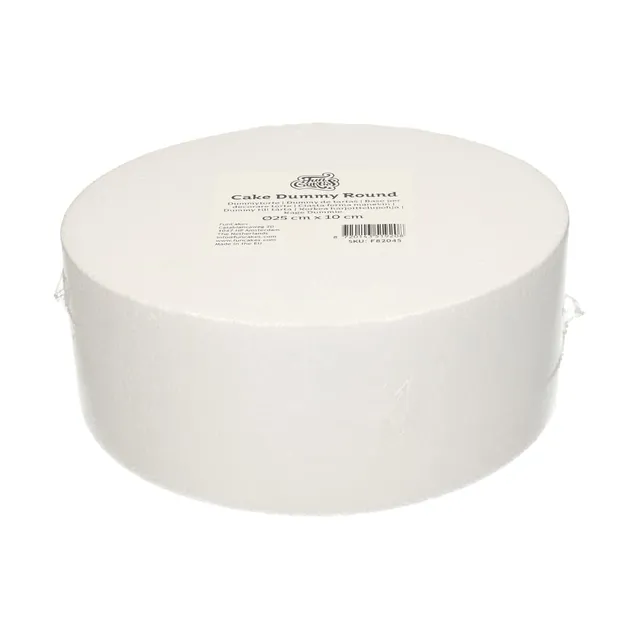 funcakes-cake-dummy-rund-25-cm-x-10-cm-wei image 1