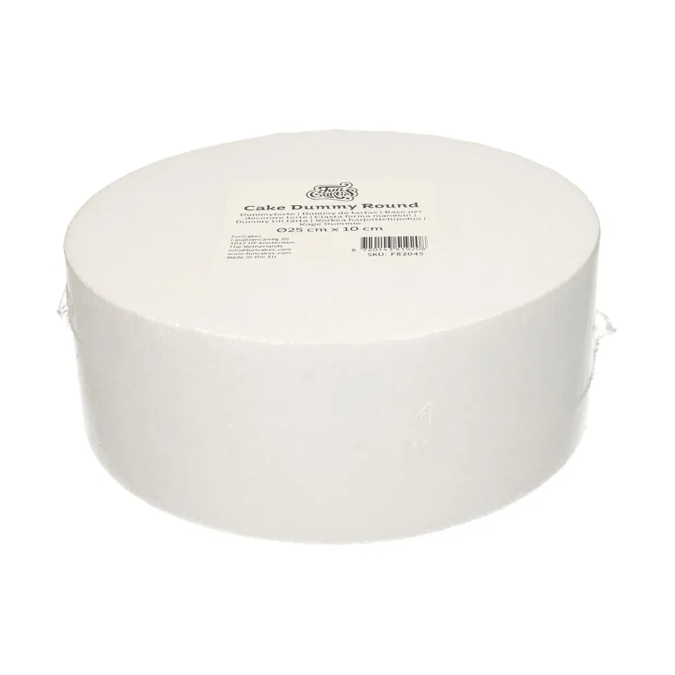 funcakes-cake-dummy-rund-25-cm-x-10-cm-wei image 1