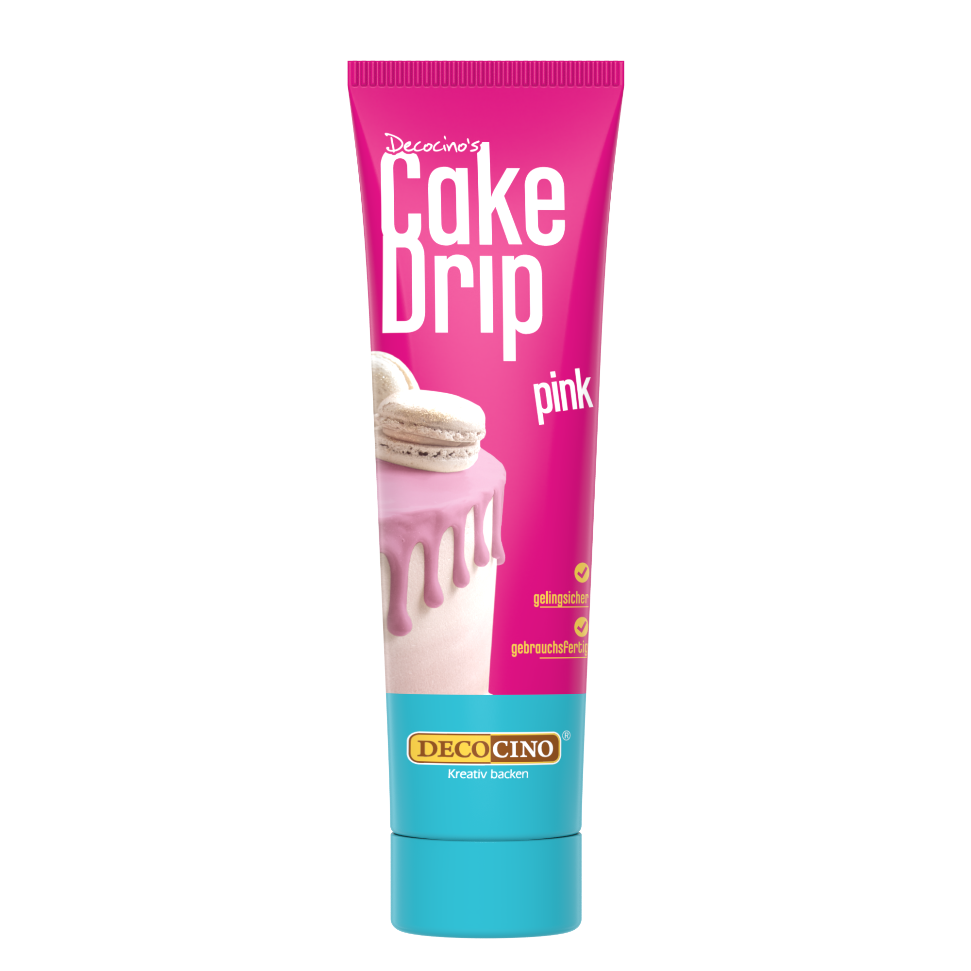 decocino-cake-drip-pink-tortenglasur-90g image 1
