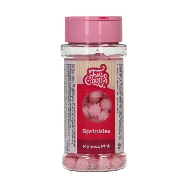funcakes-mimosa-zuckerstreusel-pink-500-g image 1