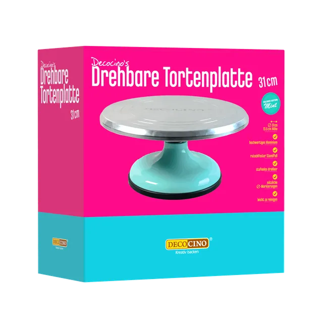 decocino-drehbare-tortenplatte-stabile-dekorier-und-pr-sentierplatte image 1