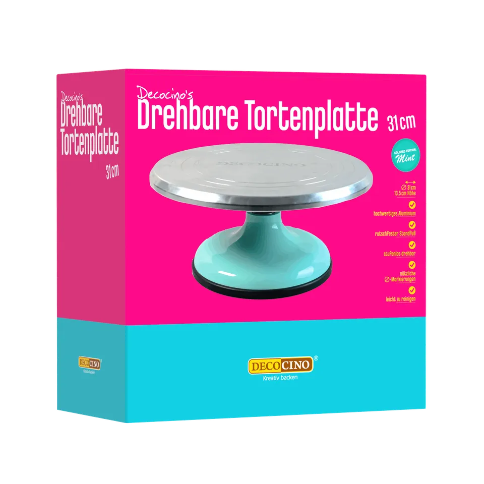 decocino-drehbare-tortenplatte-stabile-dekorier-und-pr-sentierplatte image 1