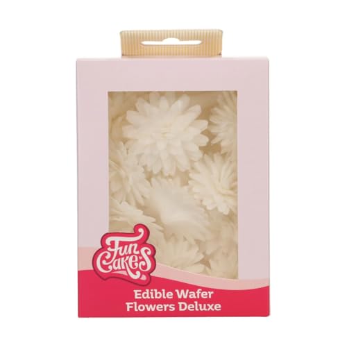 funcakes-edible-wafer-flowers-essbare-blumen-pompom-daisy-white-12-st-ck image 6