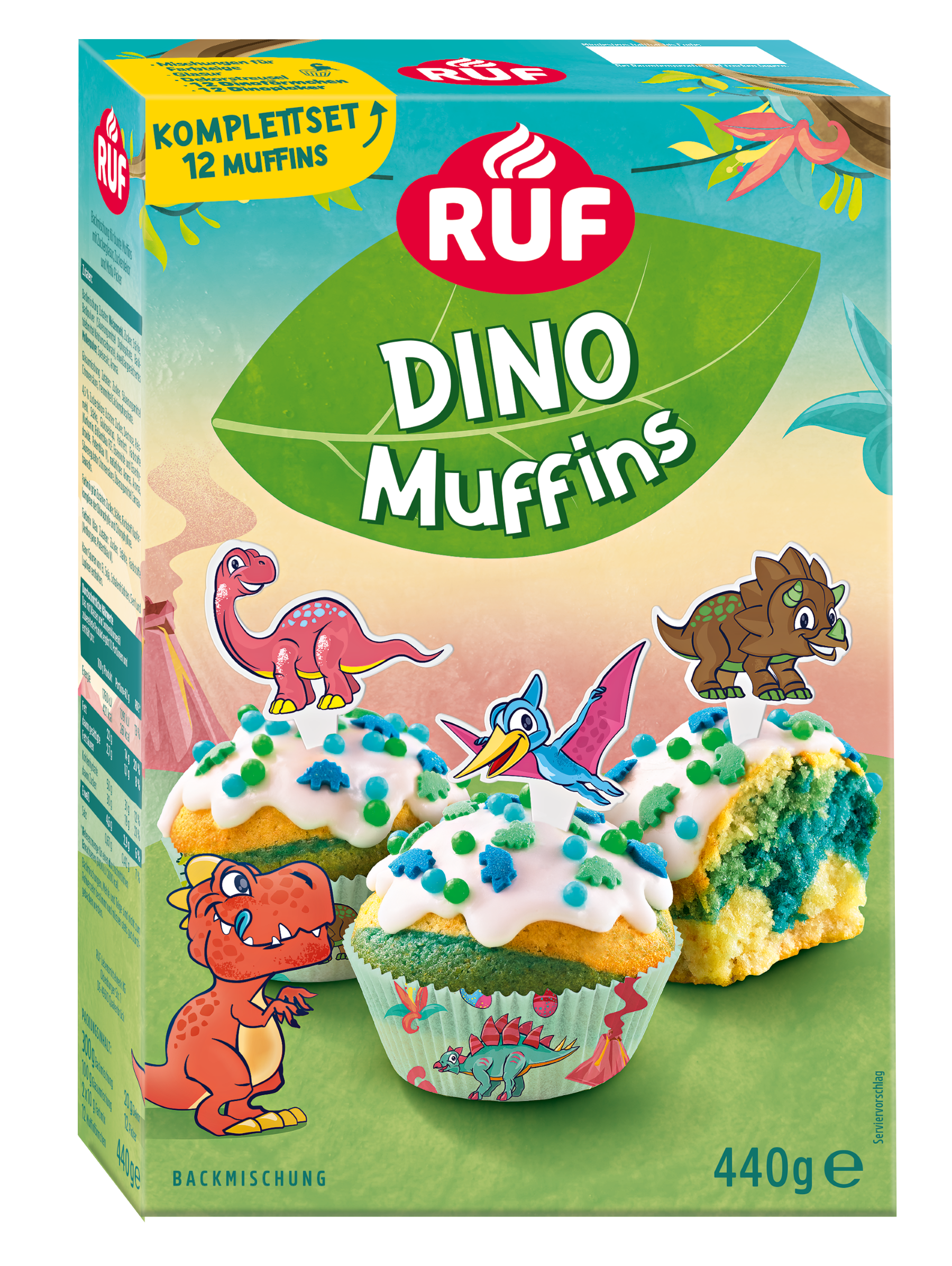 ruf-dino-muffins-backmischung-kids-komplettset image 1