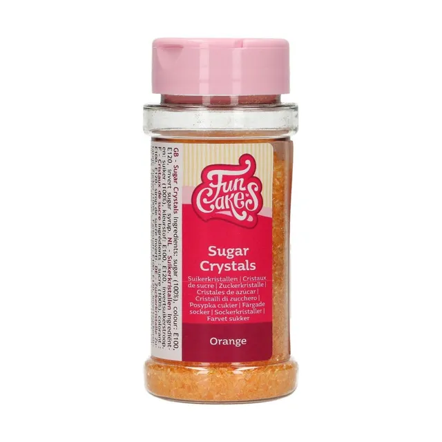 funcakes-sugar-crystals-zuckerstreusel-orange-80-g image 1