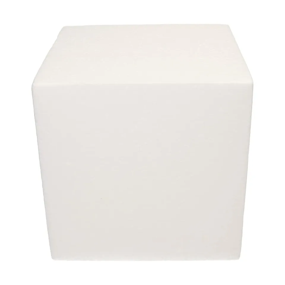 funcakes-cake-dummy-eckig-styropor-torte-20-x-20-x-20-cm image 1