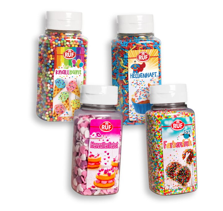 ruf-dekor-streusel-set-4-teilig-kuchen-streudekor image 1