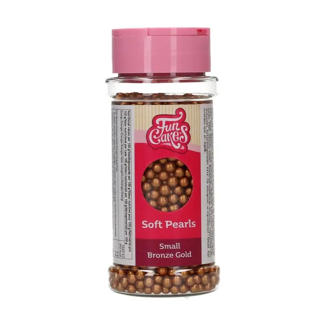 funcakes-soft-pearls-zuckerperlen-bronzegold-70-g image 1