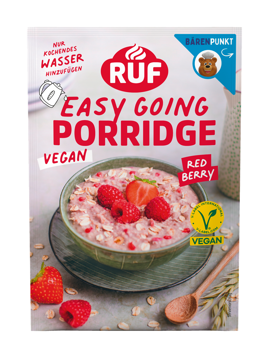 ruf-porridge-red-berry-veganes-instant-porridge image 1