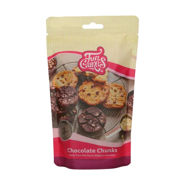 funcakes-chocolate-chunks-milch-350-g-backstabile-schokost-ckchen image 1