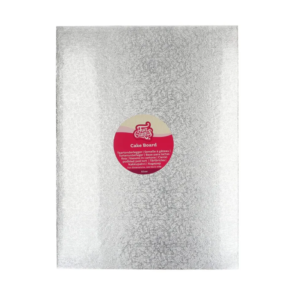 funcakes-cake-board-oblong-tortenunterlage-silber-40-6-x-30-5-cm-1-st-ck image 1