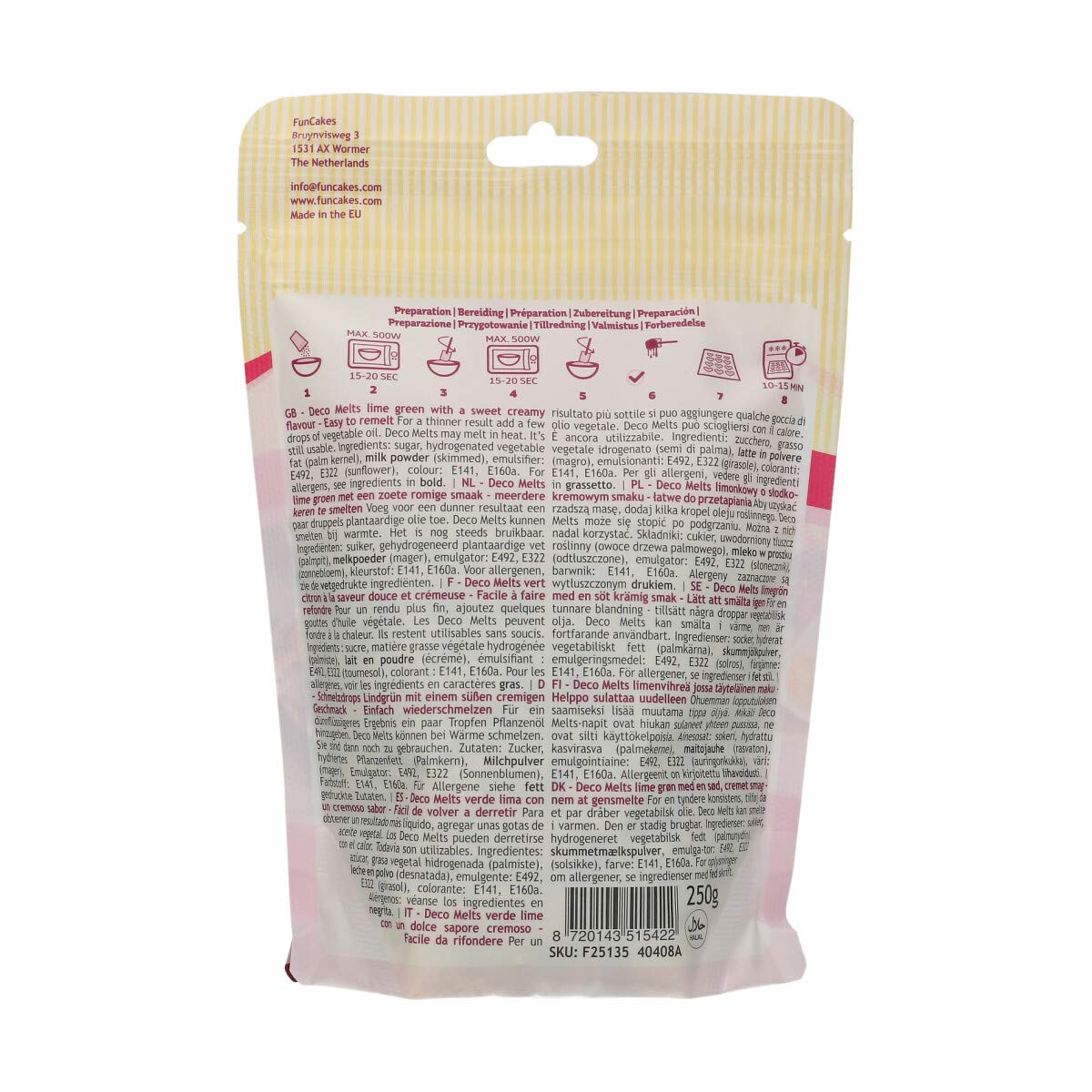 funcakes-deco-melts-limettengr-n-250-g-schmelzdrops-zum-dippen-und-drippen image 2
