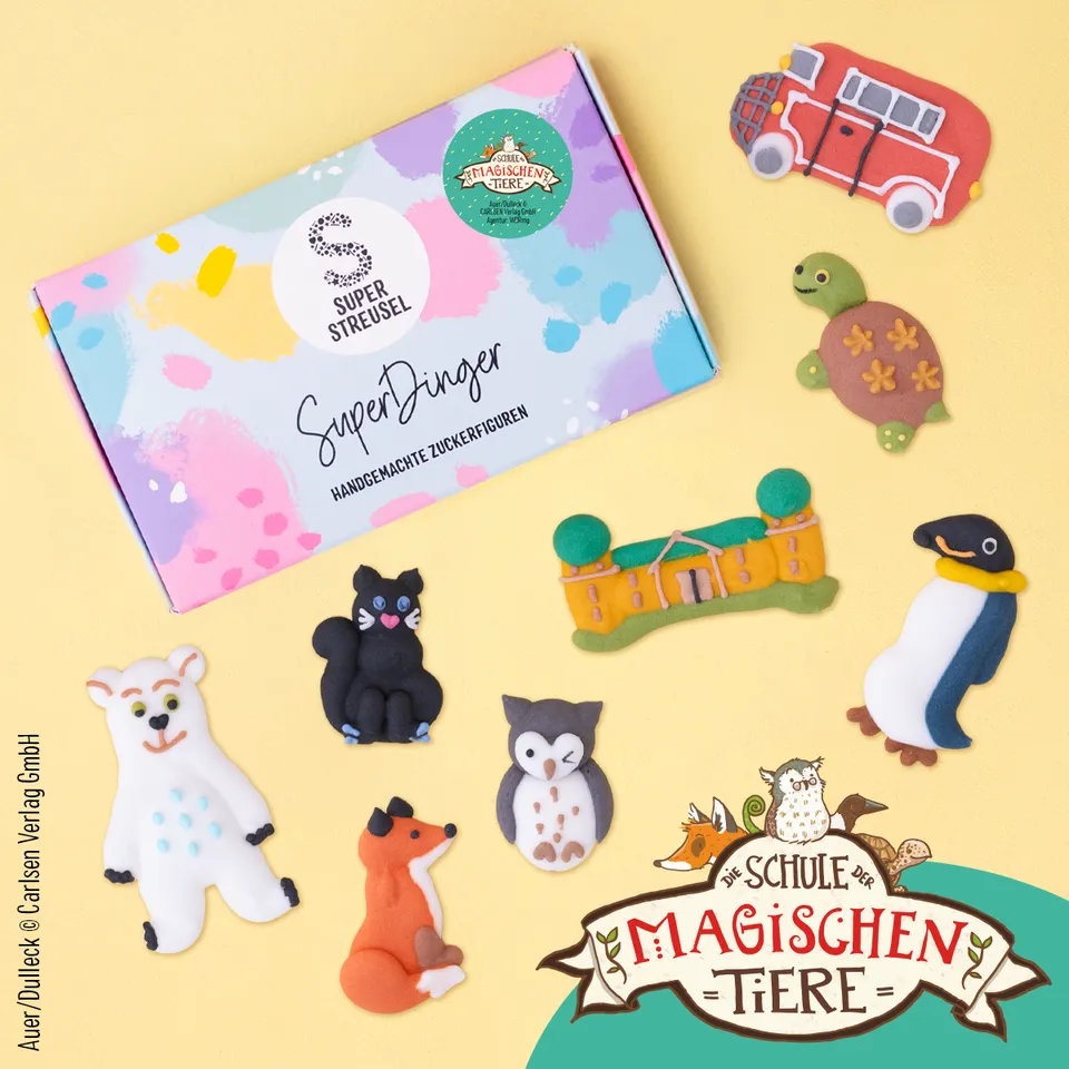super-streusel-superdinger-schule-der-magischen-tiere-zuckerdekor image 1