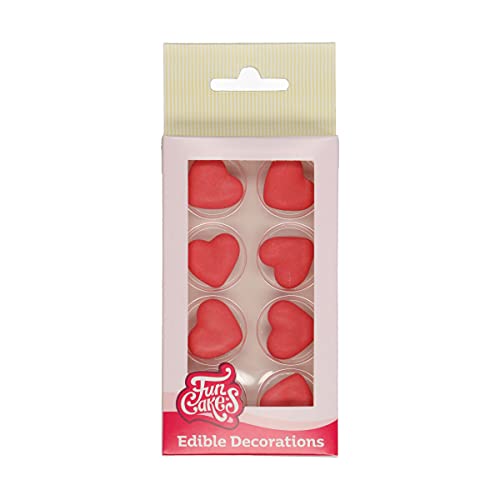 funcakes-sugar-decorations-zuckerfiguren-red-hearts-8-st-ck image 5