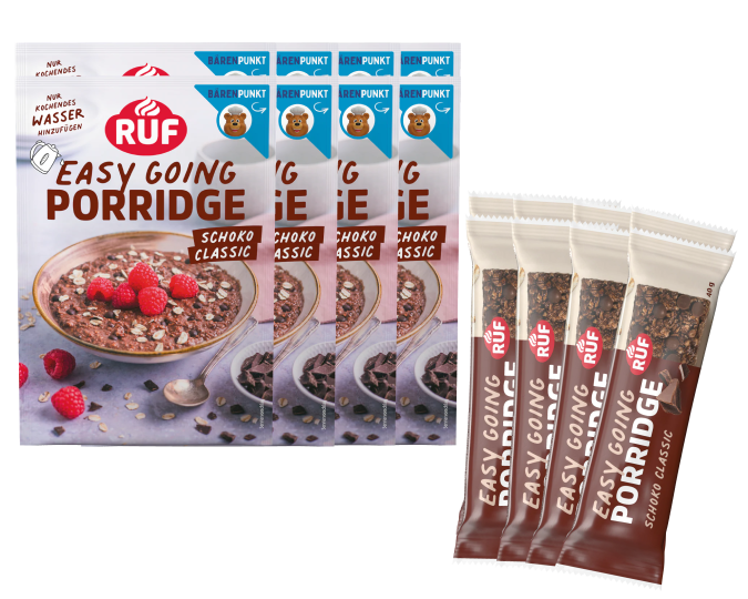 ruf-schoko-porridge-riegel-bundle-16-st-ck-8x-porridge-8x-riegel-schoko-classic image 1