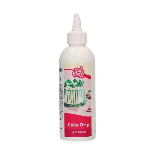 funcakes-cake-drip-zuckerglasur-leaf-green-180-g-quetschflasche image 1