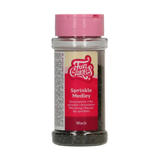 funcakes-sprinkle-medley-zuckerstreusel-black-65-g image 1