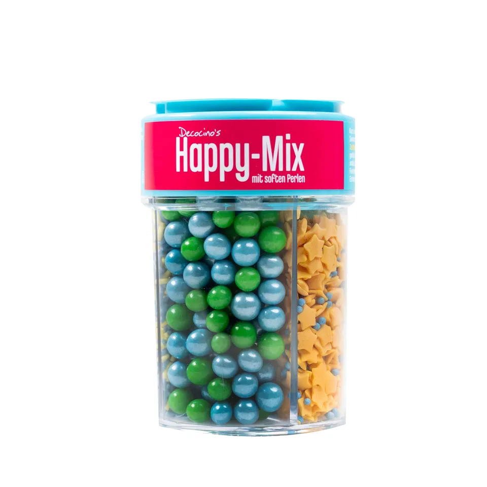 decocino-4-fach-streuer-happy-mix-110g-zuckerstreusel image 1