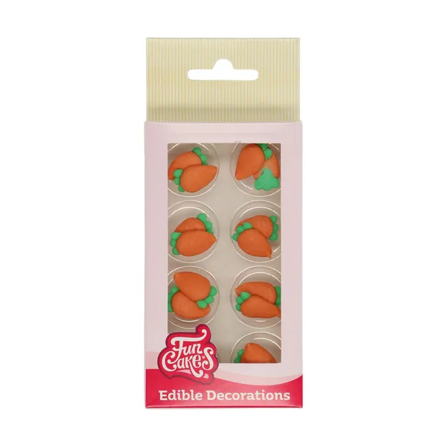 funcakes-sugar-decorations-carreds-karotten-16-st-ck image 1