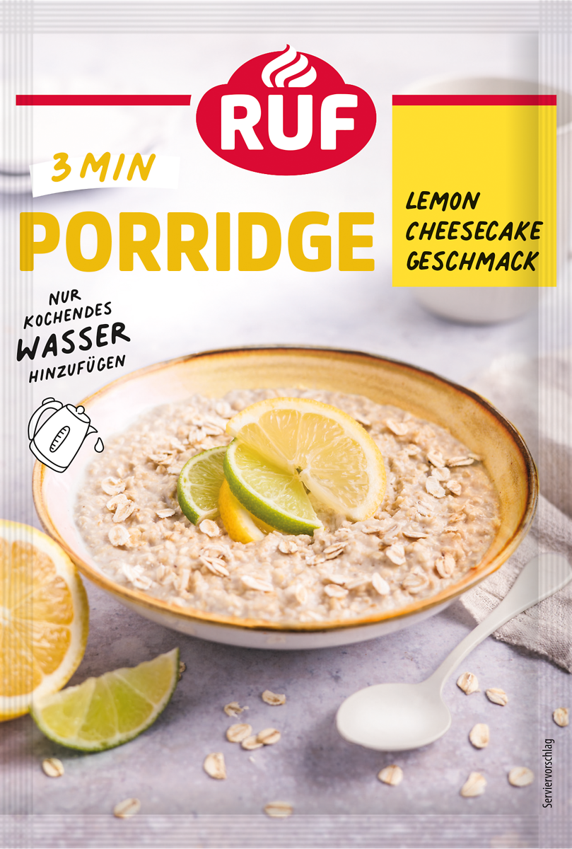 ruf-porridge-lemon-cheesecake-instant-haferporridge image 1