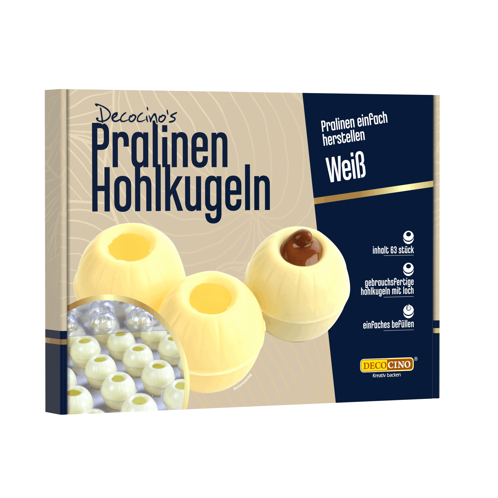 decocino-pralinen-hohlkugeln-wei-e-schokolade-63-st-ck image 1