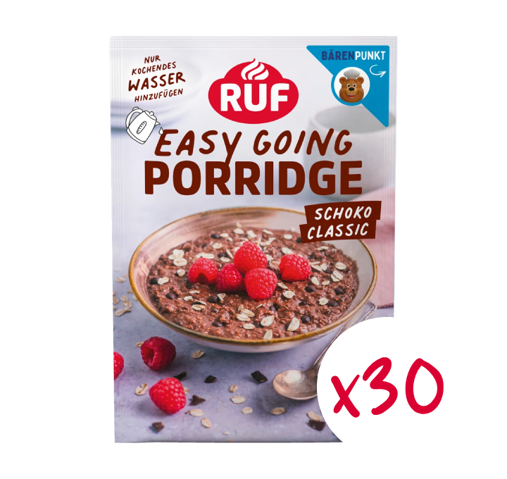 ruf-monats-vorrat-porridge-schoko-classic-30-x-60-g image 1