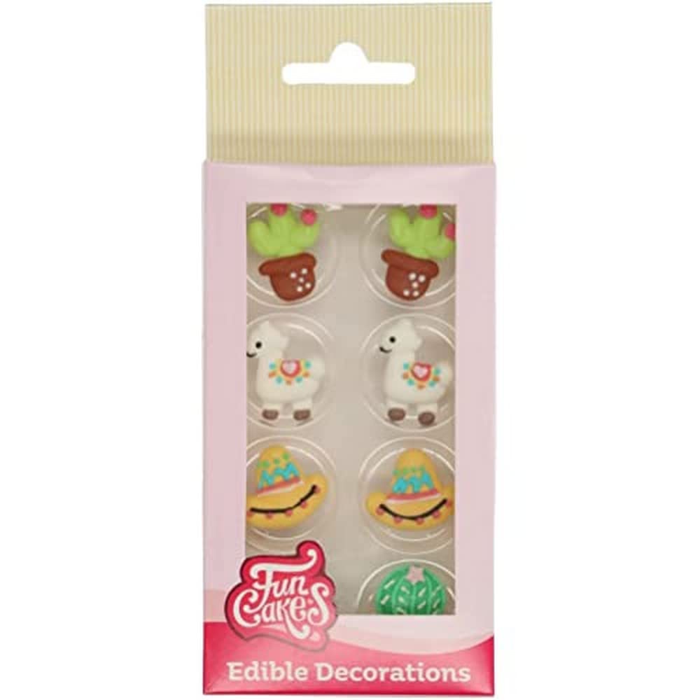 funcakes-zucker-dekorationen-alpaka-fiesta-set-8-st-ck-essbar-glutenfrei image 1