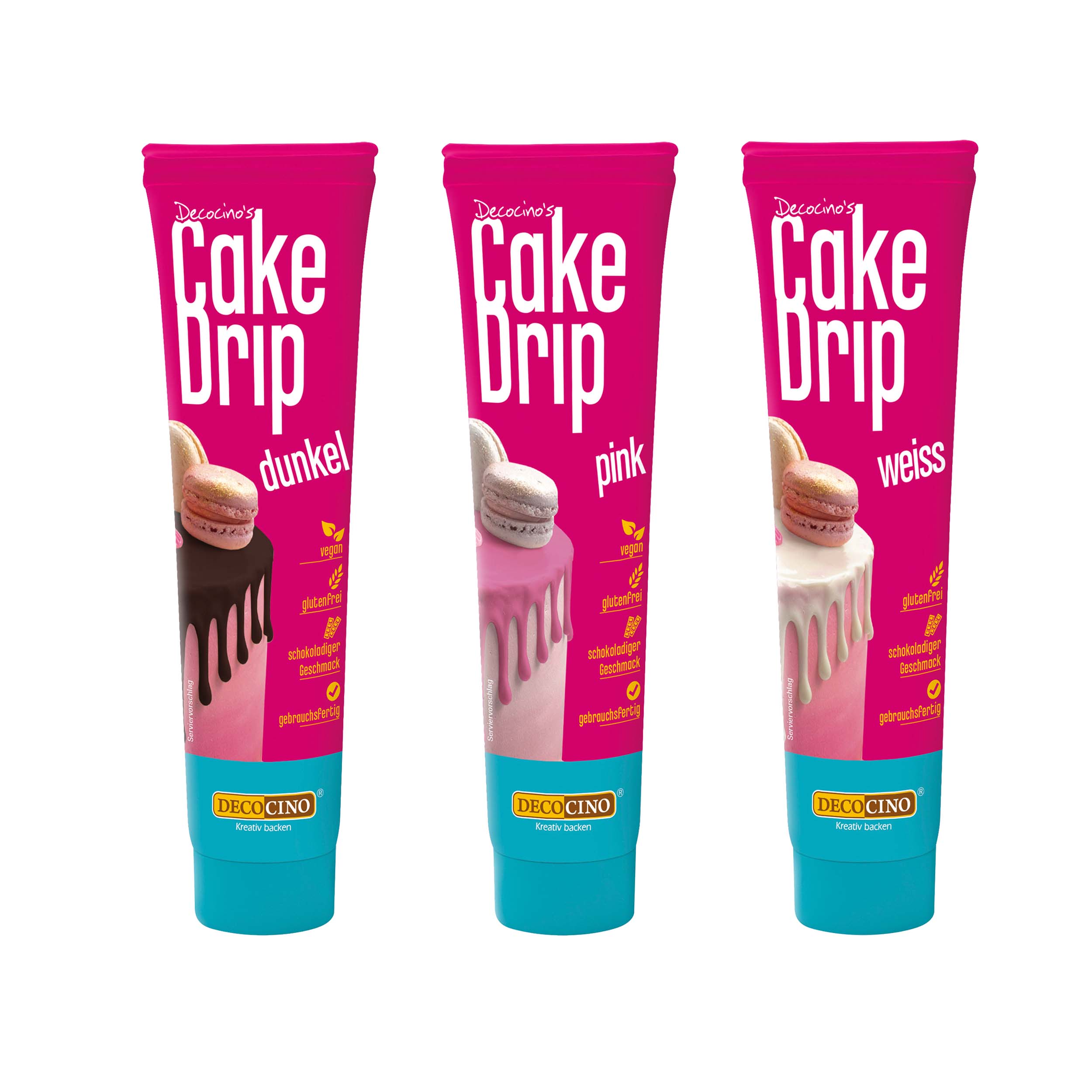decocino-cake-drip-3er-set-dunkel-hell-pink-3x90g image 1