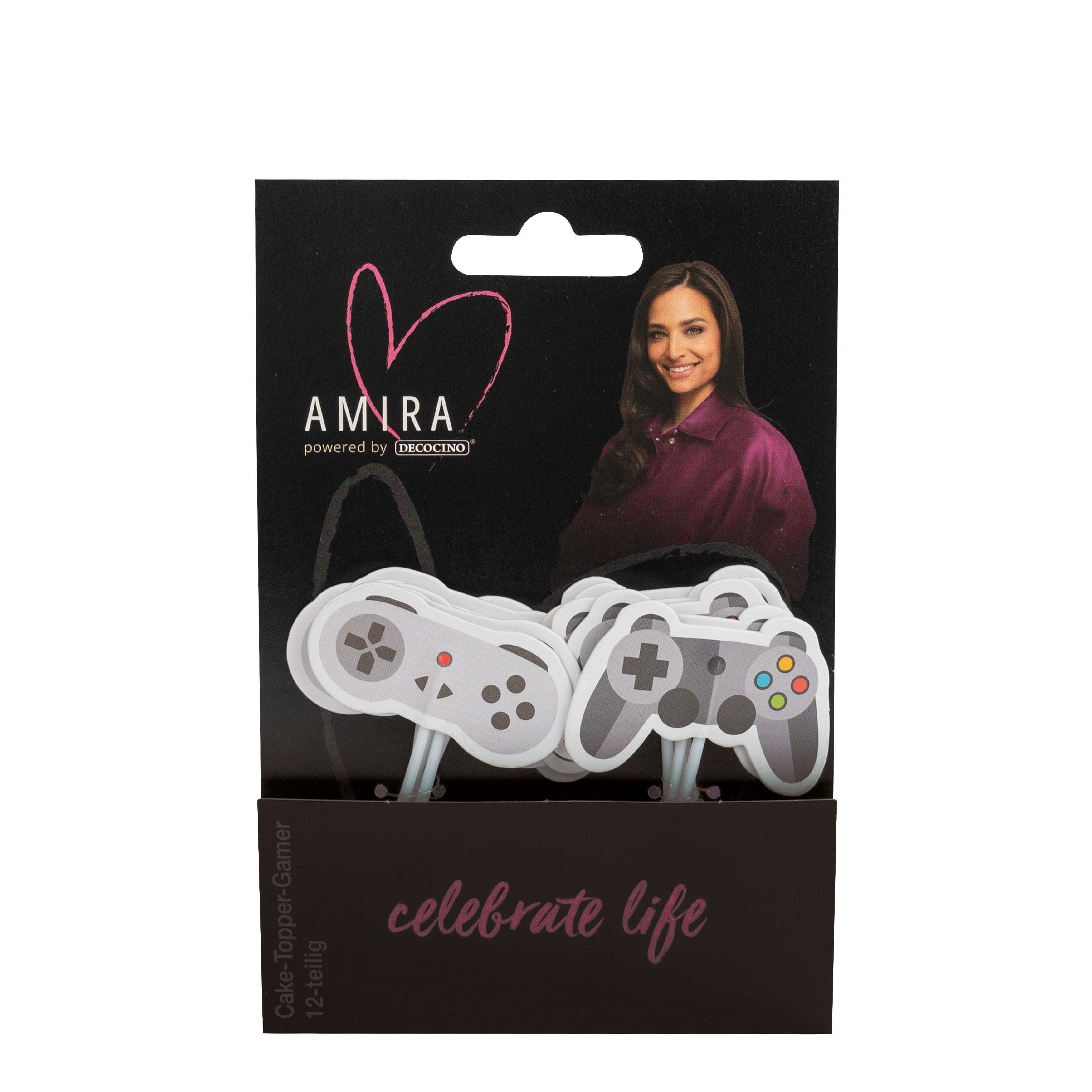 decocino-cake-topper-gaming-12-teilig-by-amira image 1