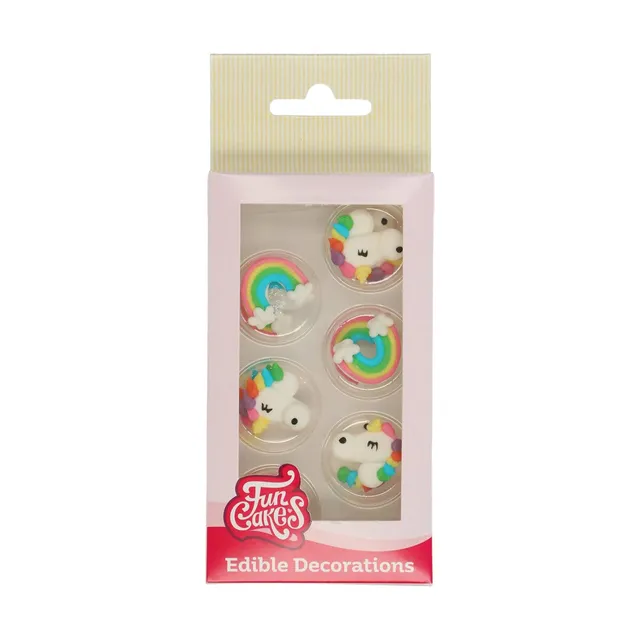 funcakes-zucker-dekorationen-einhorn-regenbogen-set-12 image 1