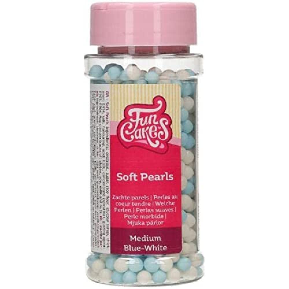 funcakes-soft-pearls-zuckerperlen-medium-rosa-white-500-g image 6
