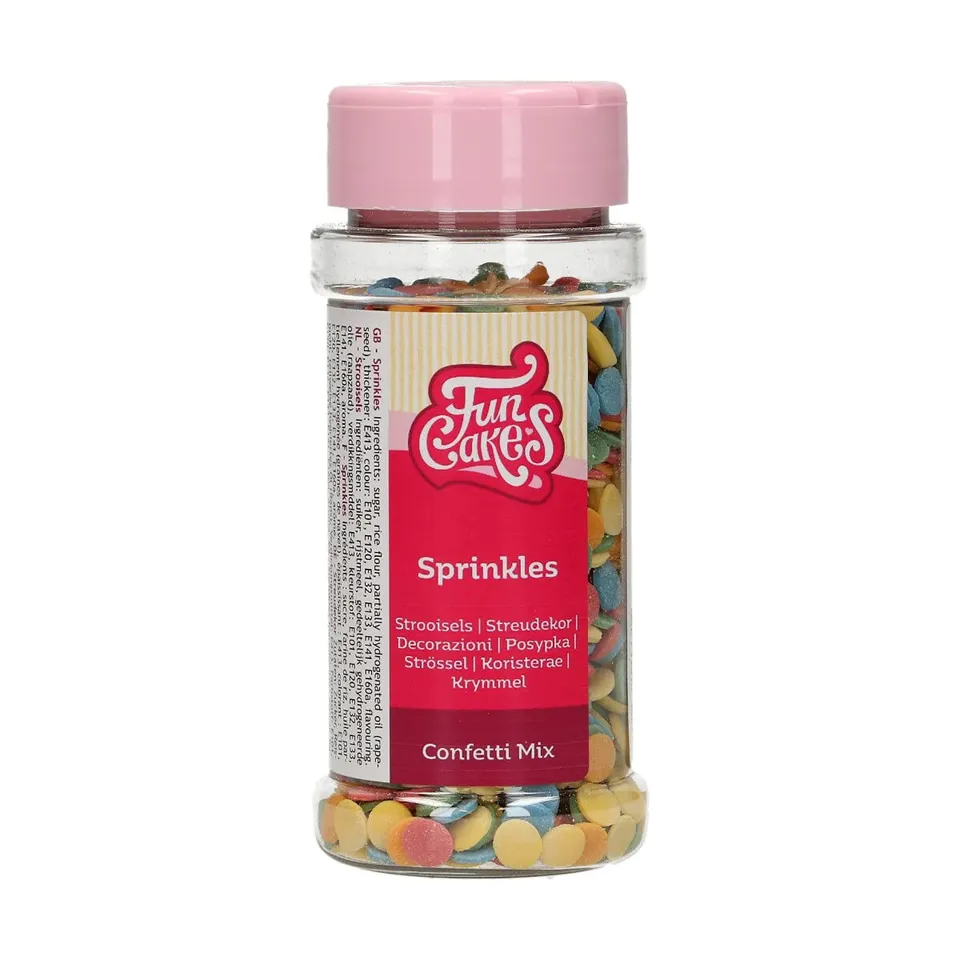 funcakes-sprinkles-zuckerstreusel-confetti-6-mm-60-g image 1