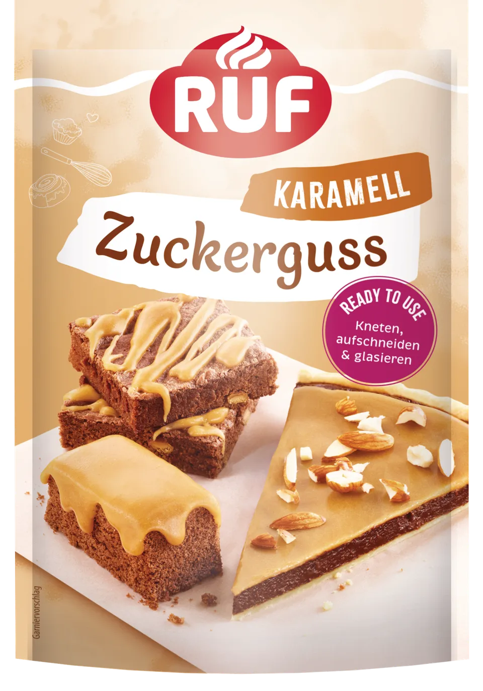 ruf-zuckerguss-karamell-150g-fertig-guss-mit-karamellnote image 1