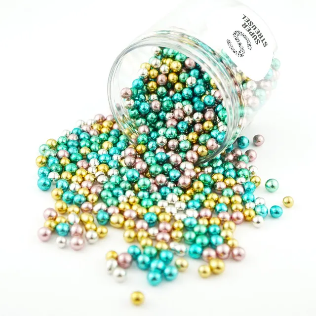 super-streusel-mini-knusperkugeln-bunt-metallic-schoko-crunch image 1