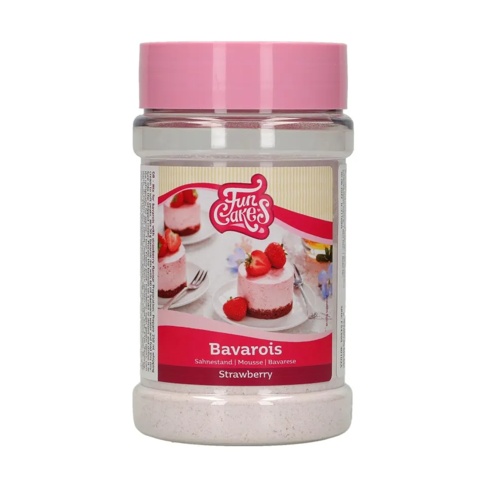 funcakes-mix-f-r-bavarois-strawberry-150-g image 1